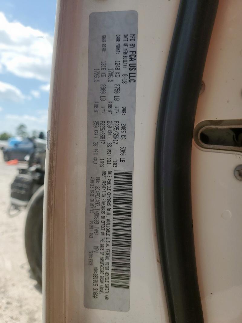 2018 DODGE JOURNEY SE 3C4PDCAB7JT490803