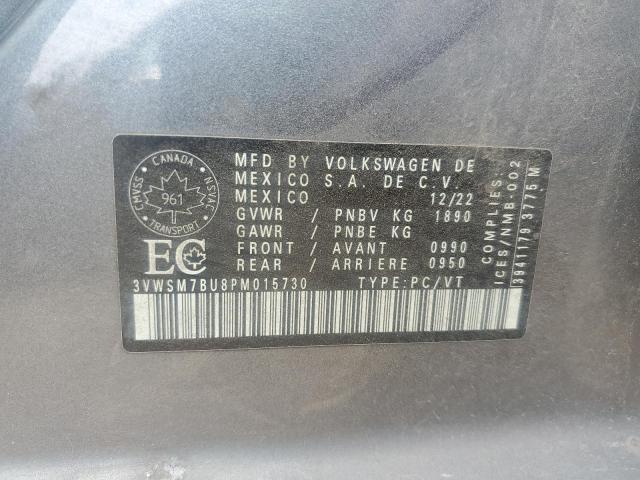 2023 VOLKSWAGEN JETTA COMF 3VWSM7BU8PM015730