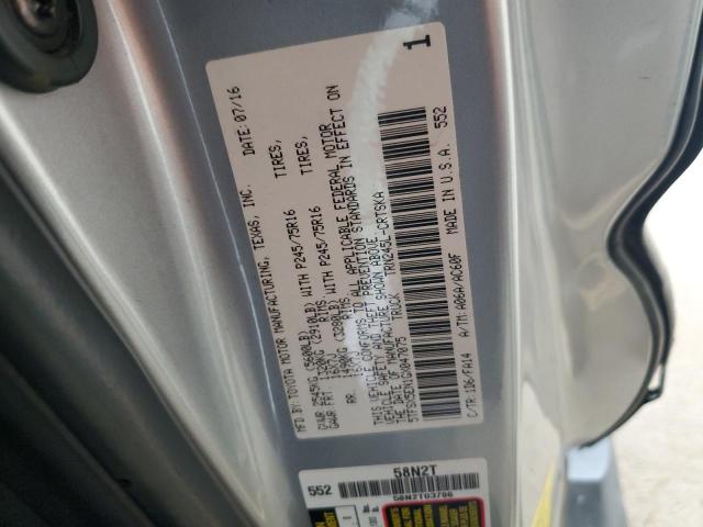 2016 TOYOTA TACOMA ACC - 5TFSX5EN1GX047075