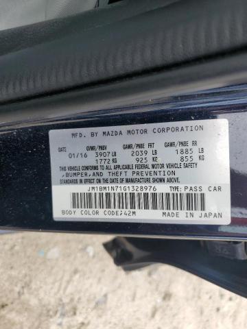 2016 MAZDA 3 GRAND TO JM1BM1N71G1328976