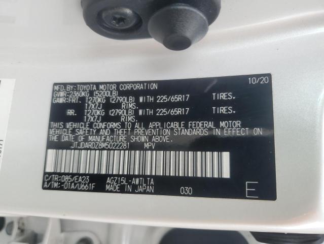 2021 LEXUS NX 300 BAS JTJDARDZ8M5022281