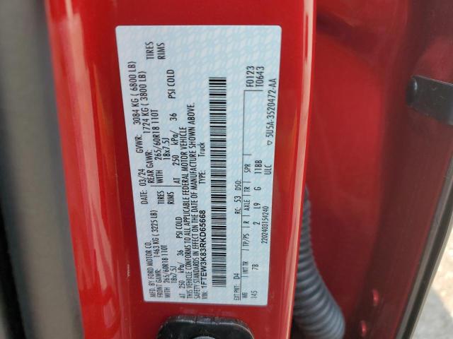 2024 FORD F150 XLT 1FTEW3K83RKD65668