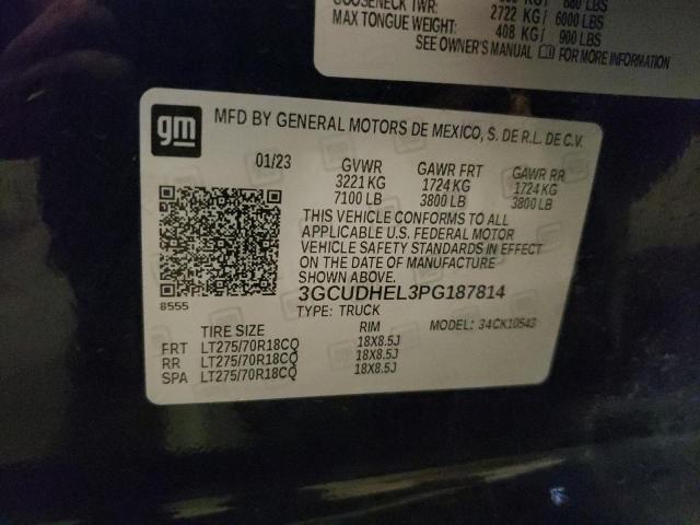 2023 CHEVROLET 1500 3GCUDHEL3PG187814