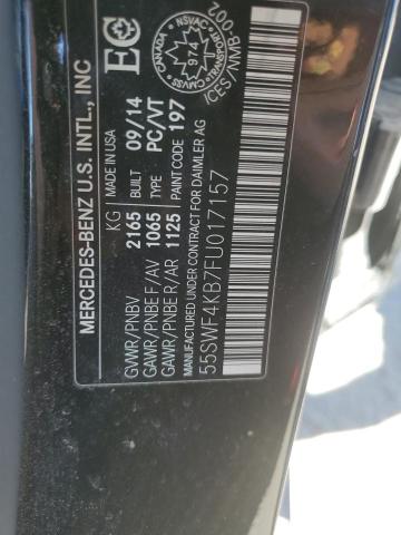 2015 MERCEDES-BENZ C 300 4MAT 55SWF4KB7FU017157
