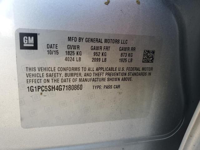 2016 CHEVROLET CRUZE LIMI 1G1PC5SH4G7180860