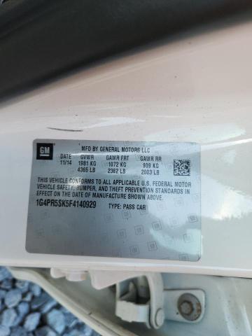 2015 BUICK VERANO CON 1G4PR5SK5F4140929