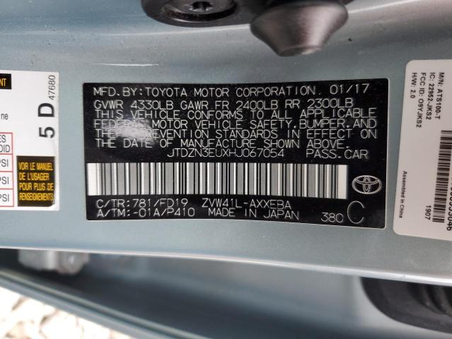 2017 TOYOTA PRIUS V JTDZN3EUXHJ067054
