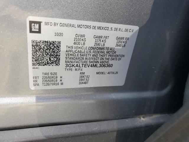 2021 GMC TERRAIN SL 3GKALTEV4ML306360