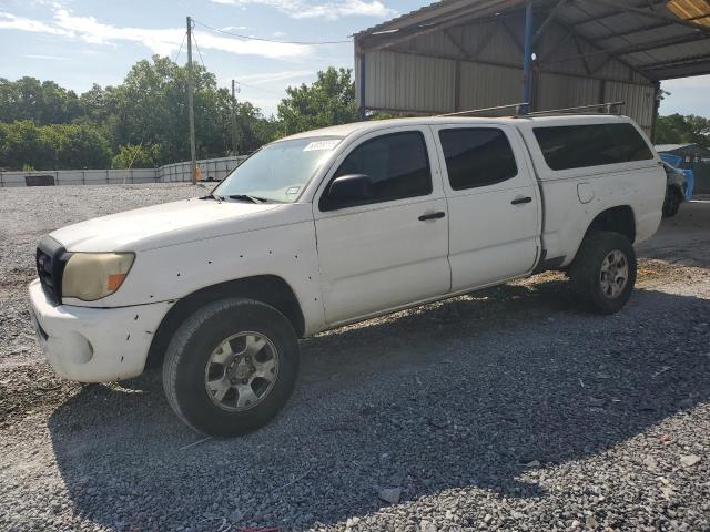 TOYOTA TACOMA DOU 2006 white crew pic gas 5TEKU72N46Z172474 photo #1