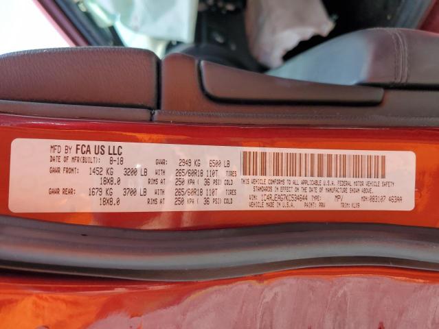 2019 JEEP GRAND CHER - 1C4RJEAG7KC534644