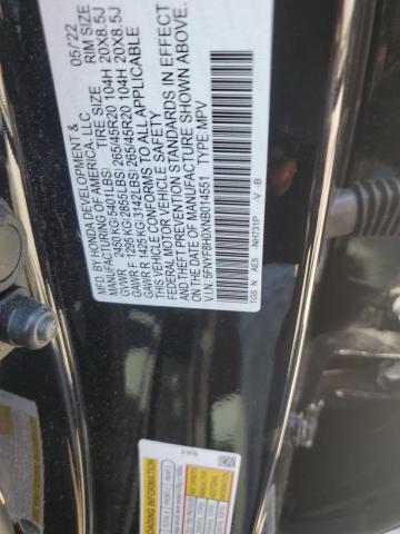 2022 HONDA PASSPORT E 5FNYF8H0XNB014551