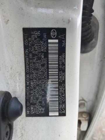 2011 TOYOTA PRIUS - JTDKN3DU0B0296455