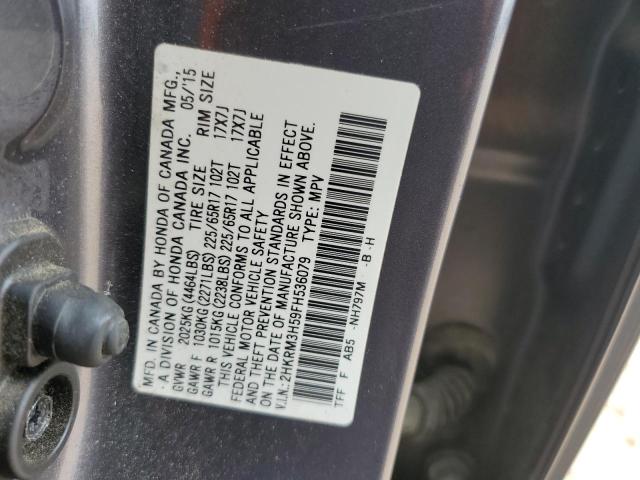 2015 HONDA CR-V EX 2HKRM3H59FH536079