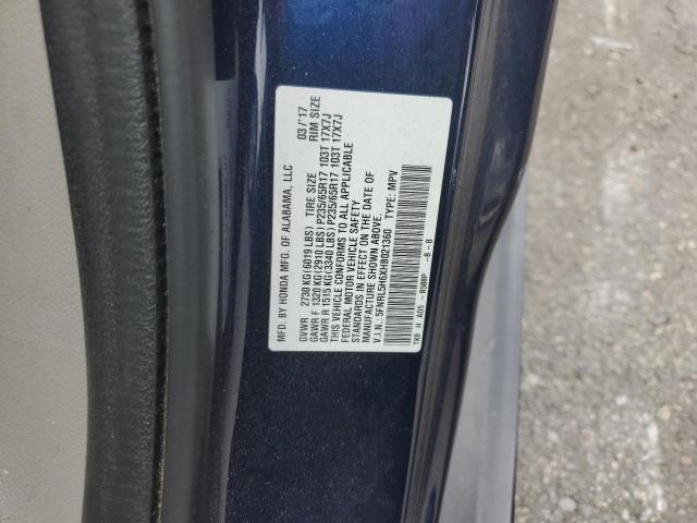 2017 HONDA ODYSSEY EX 5FNRL5H6XHB021360