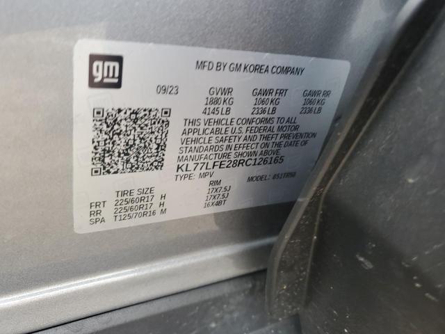2024 CHEVROLET TRAX LS KL77LFE28RC126165