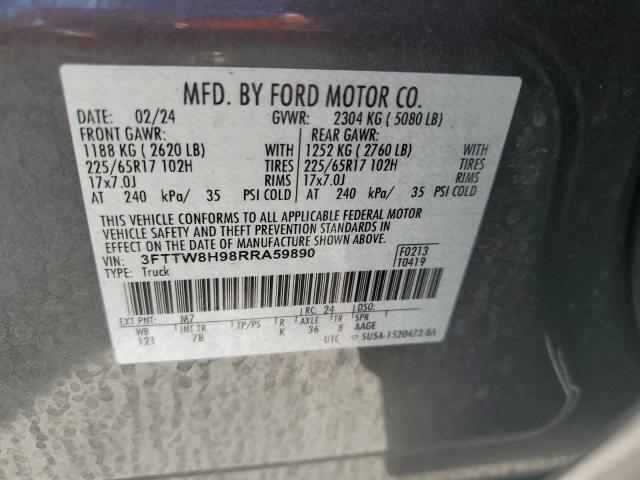 2024 FORD MAVERICK X 3FTTW8H98RRA59890