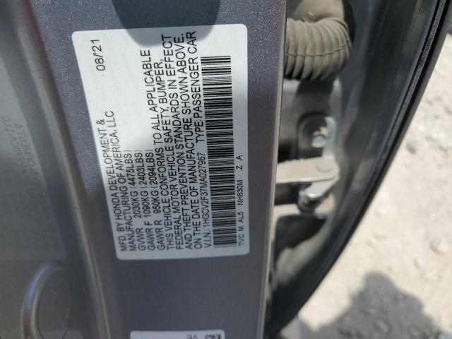 2021 HONDA ACCORD SPO 1HGCV2F37MA027967