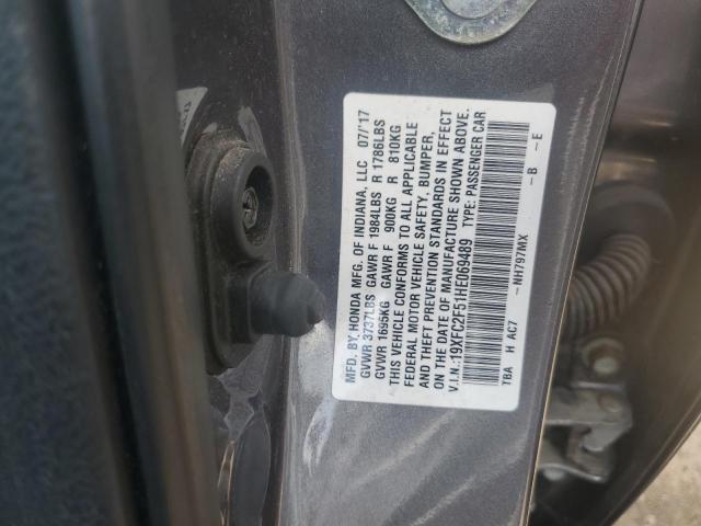 2017 HONDA CIVIC LX 19XFC2F51HE069489