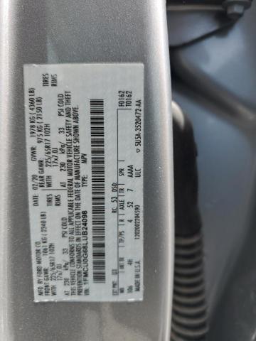 2020 FORD ESCAPE SE - 1FMCU0G68LUB24098