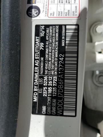2015 MERCEDES-BENZ CLS 550 WDDLJ7DB6FA137242