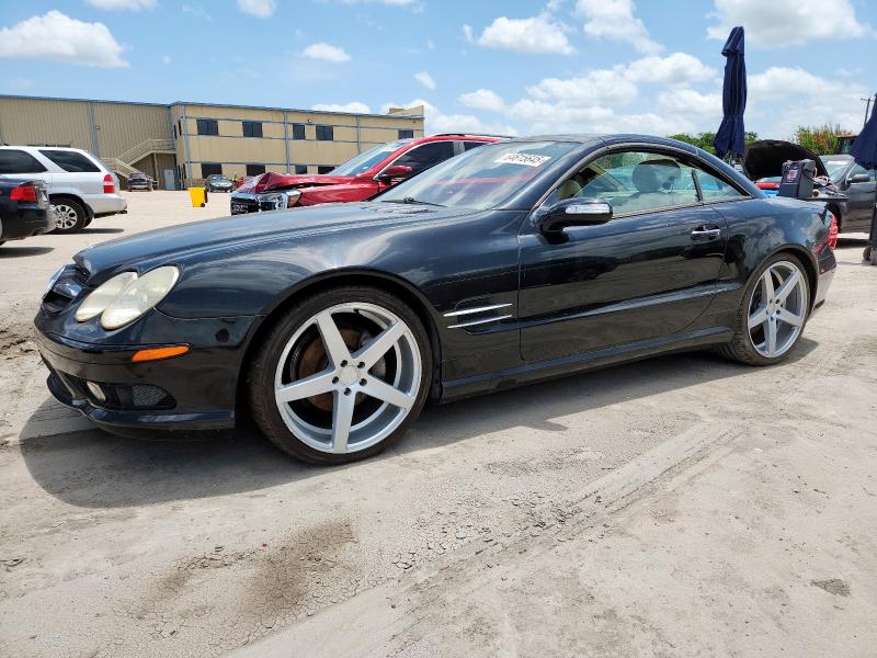 MERCEDES-BENZ SL 500 2005 black  gas WDBSK75F65F106822 photo #1