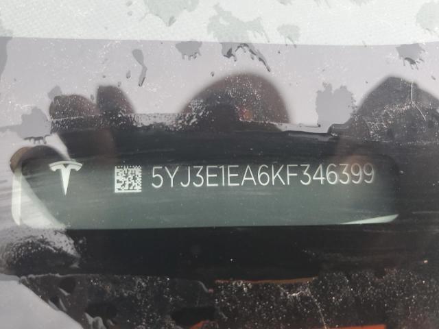 2019 TESLA MODEL 3 5YJ3E1EA6KF346399