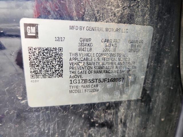 2018 CHEVROLET MALIBU LS - 1G1ZB5ST5JF168987