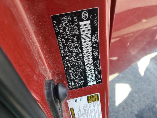 2015 TOYOTA PRIUS - JTDKN3DU8F1874611