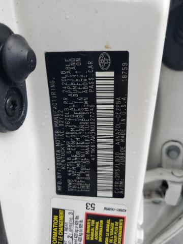 2022 TOYOTA CAMRY XSE - 4T1K61AK3NU027749