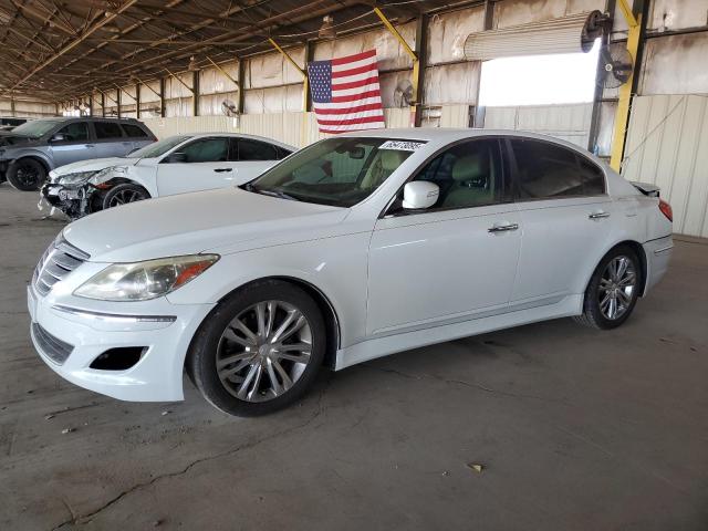 HYUNDAI GENESIS 3. 2012 white  gas KMHGC4DD7CU201204 photo #1