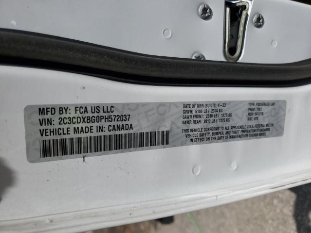 2023 DODGE CHARGER SX 2C3CDXBG0PH572037
