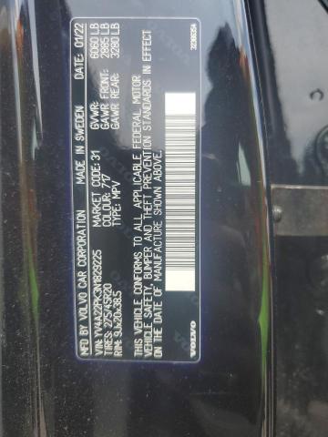 2022 VOLVO XC90 T6 MO YV4A22PK3N1829225