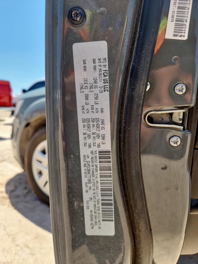 2019 DODGE JOURNEY SE - 3C4PDCBBXKT773955