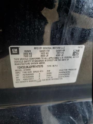 2015 GMC YUKON XL D - 1GKS2JKJ2FR147976