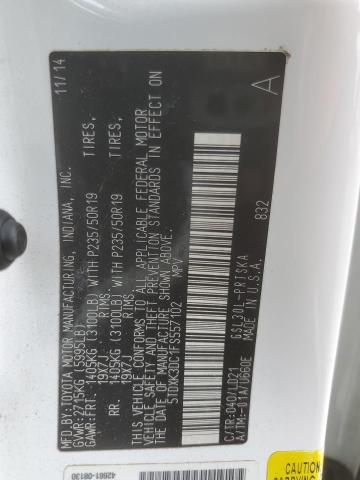 2015 TOYOTA SIENNA SPO 5TDXK3DC1FS557102