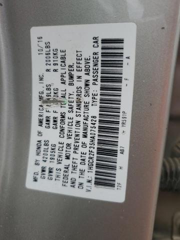 2017 HONDA ACCORD LX - 1HGCR2F35HA075428