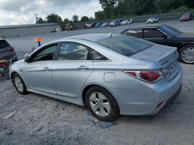 HYUNDAI SONATA 2011 silver  hybrid engine KMHEC4A41BA017145 photo #3