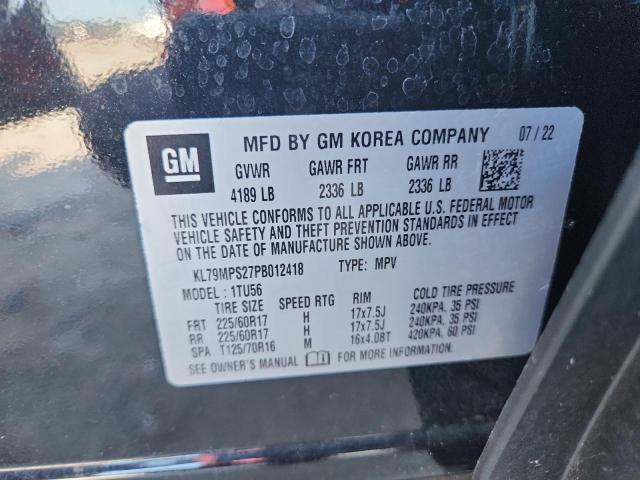 2023 CHEVROLET TRAILBLAZE - KL79MPS27PB012418