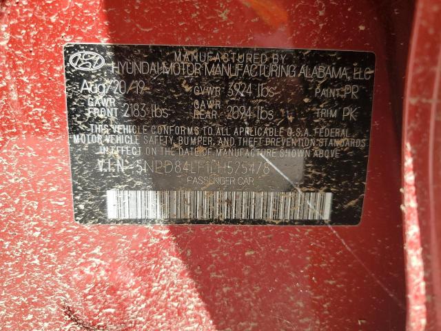 2020 HYUNDAI ELANTRA SEL - 5NPD84LF1LH525478