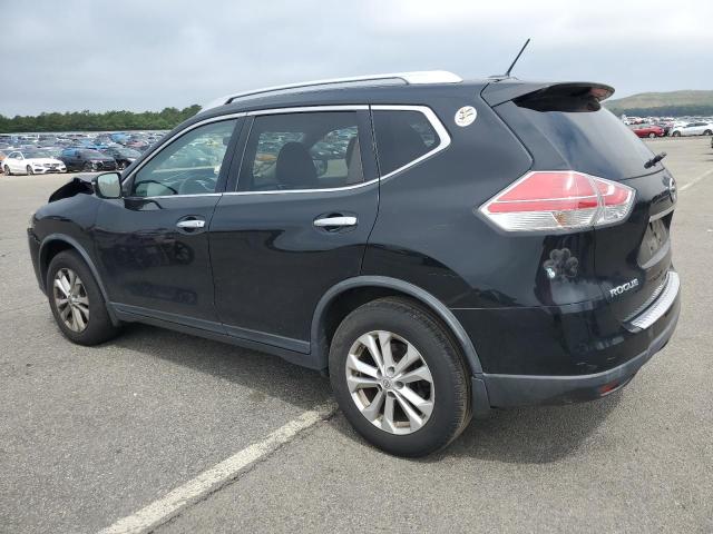 NISSAN ROGUE S 2015 black  gas KNMAT2MV1FP514386 photo #3
