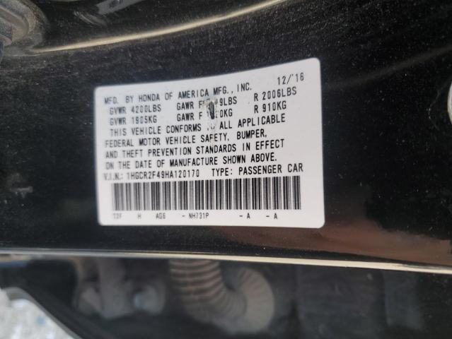 2017 HONDA ACCORD LX - 1HGCR2F49HA120170