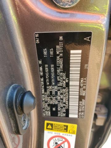 2016 TOYOTA HIGHLANDER - 5TDJKRFH3GS281931