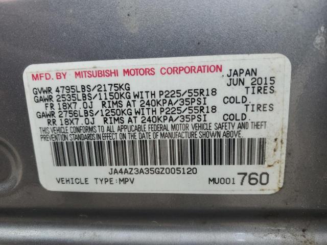2016 MITSUBISHI OUTLANDER - JA4AZ3A35GZ005120
