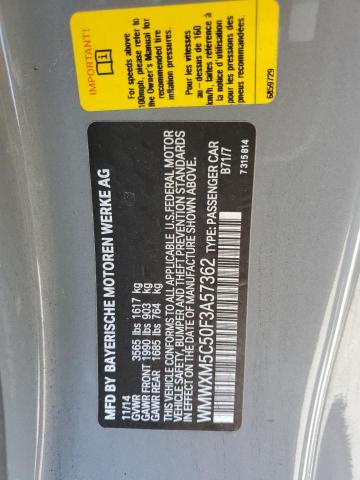 2015 MINI COOPER WMWXM5C50F3A57362