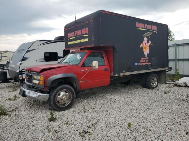 GMC SIERRA C35 1996 red  gas 1GDKC34J0TJ509956 photo #1