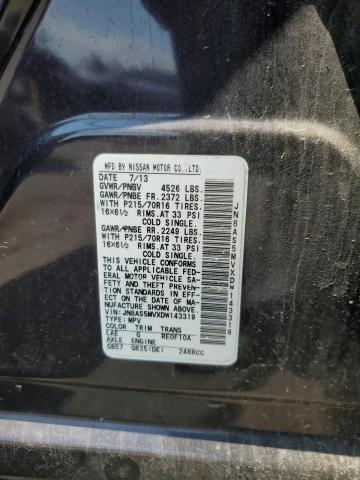 2013 NISSAN ROGUE S - JN8AS5MVXDW143319