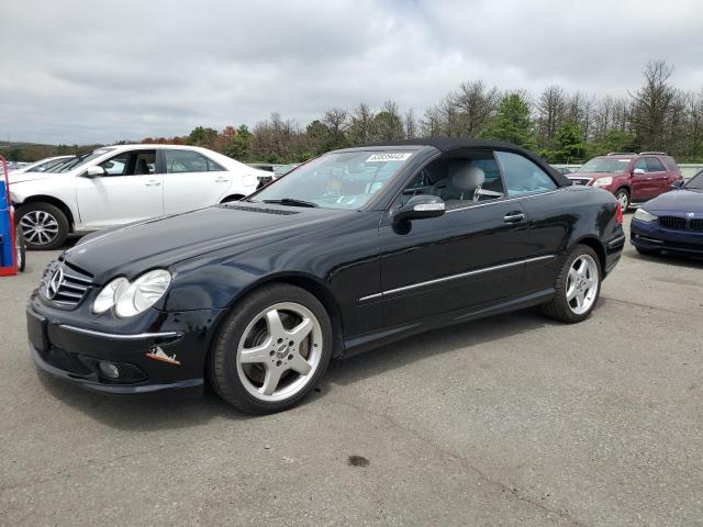 MERCEDES-BENZ CLK 500 2004 black converti gas WDBTK75G24T023448 photo #1