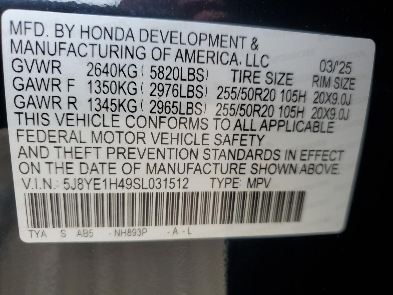 ACURA MDX TECHNOLOGY