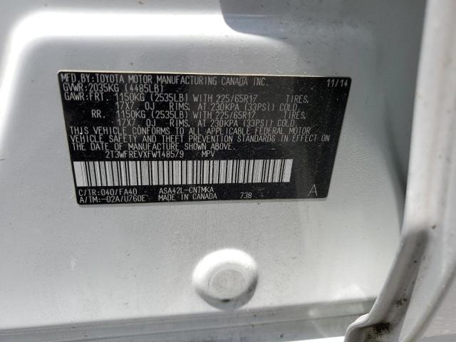 2015 TOYOTA RAV4 XLE - 2T3WFREVXFW148579