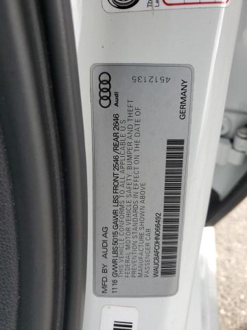 2017 AUDI A6 PREMIUM WAUC8AFC0HN066492